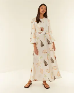 Palm Noosa Melrose Dress Shells Maxi Size AU 6 for rent on The Volte - image 1