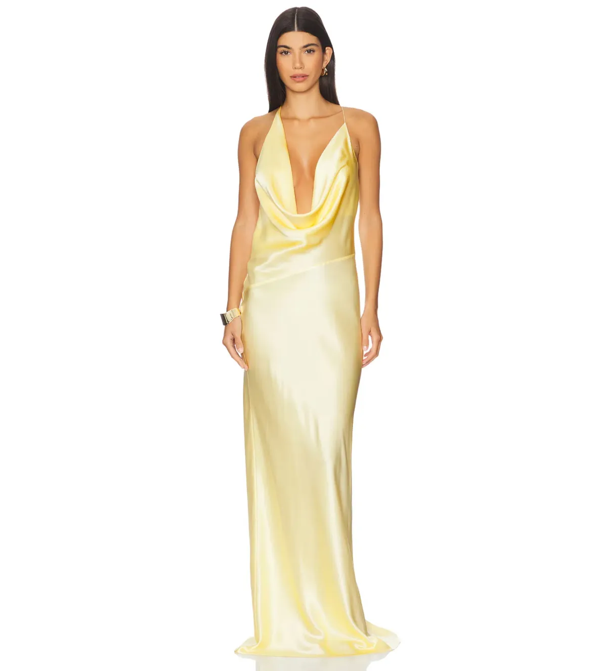 Natalie Rolt Gabi Gown in Lemon Size 6 - Image 1