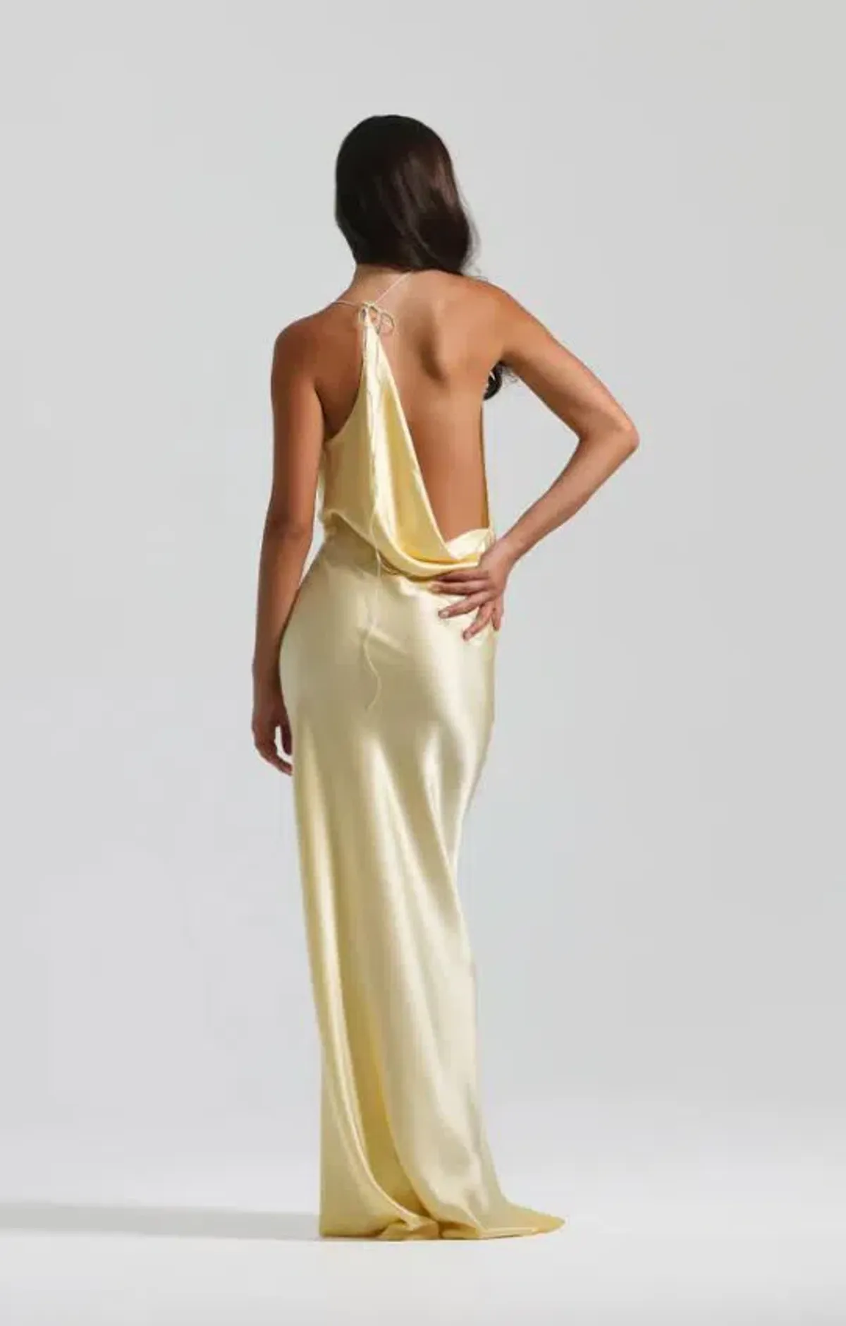 Natalie Rolt Gabi Gown in Lemon Size 8 - Image 2