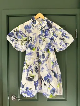 Aje Pablo Smock Mini Dress in Cotton Size AU 12 for rent on The Volte - image 1