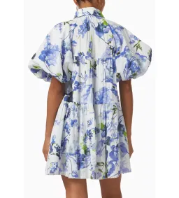 Aje Pablo Smock Mini Dress in Cotton Size AU 12 for rent on The Volte - image 3