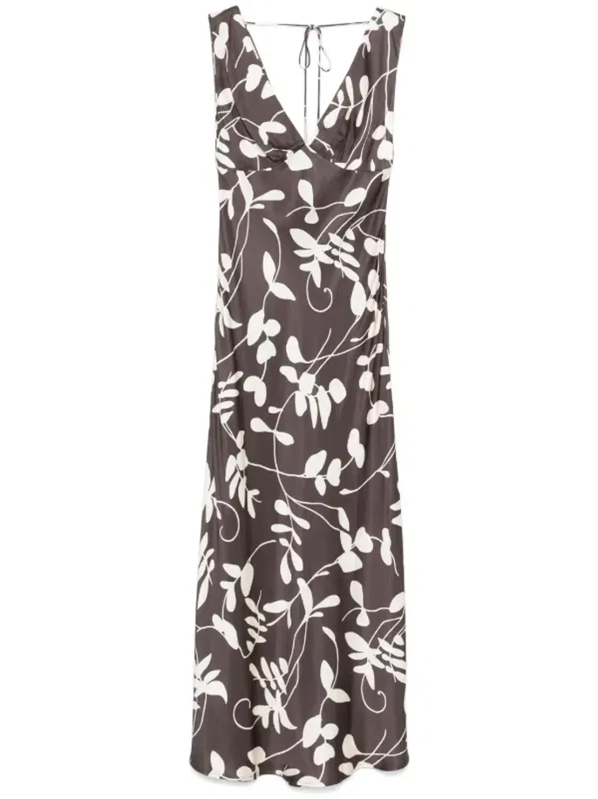 Faithfull The Brand Amiens Maxi Dress in Brown Print Size XS / AU 6 - Image 5