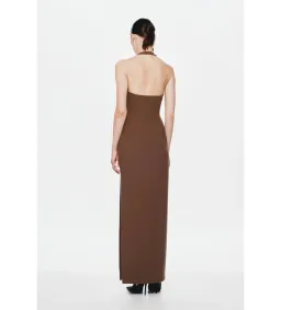 MISHA The Alusia Maxi Dress in Mink Size 8/S for rent on The Volte - image 3