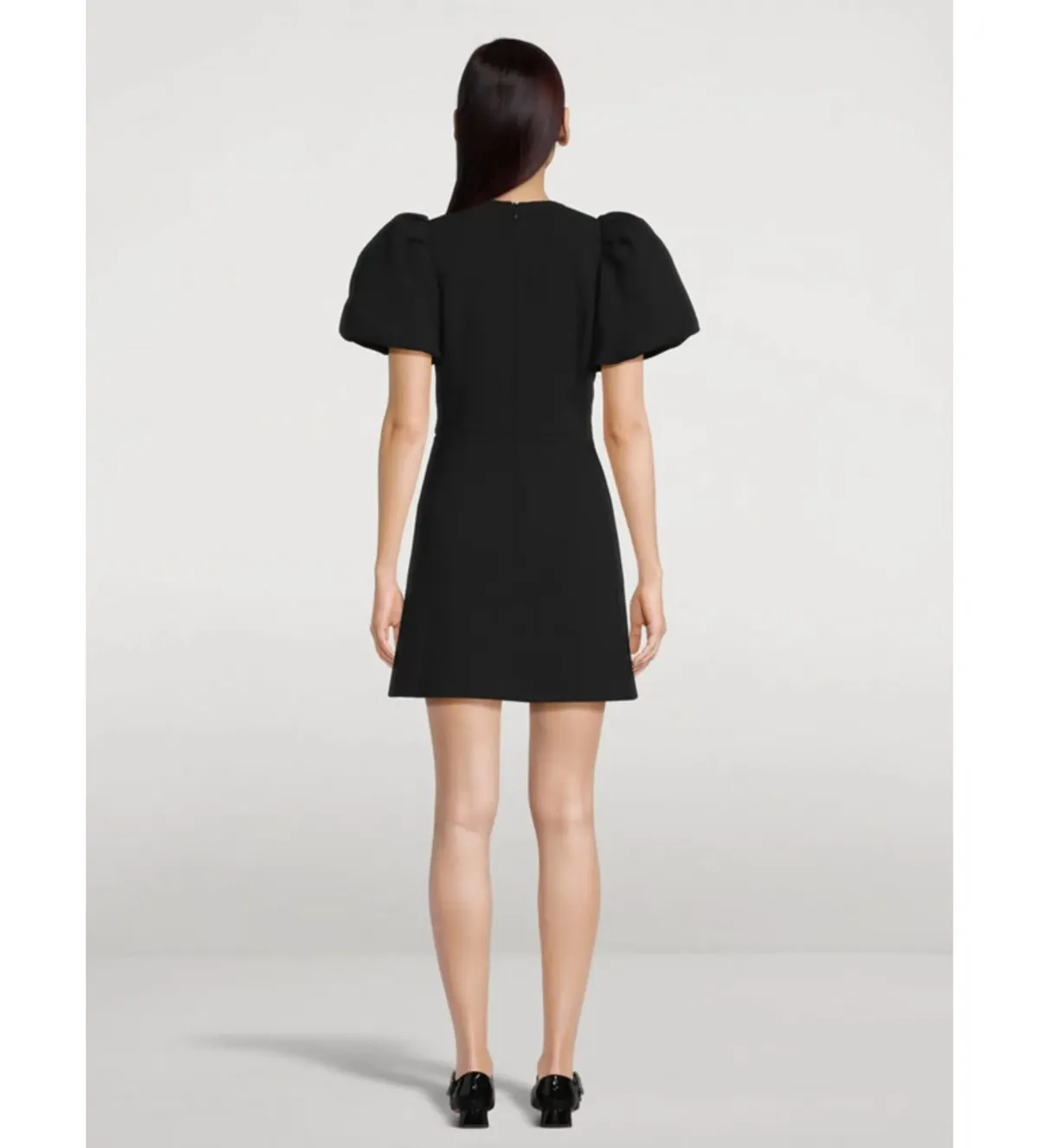 Rebecca Vallance Yvonne Bow Mini Dress in Black Size 10  - Image 2