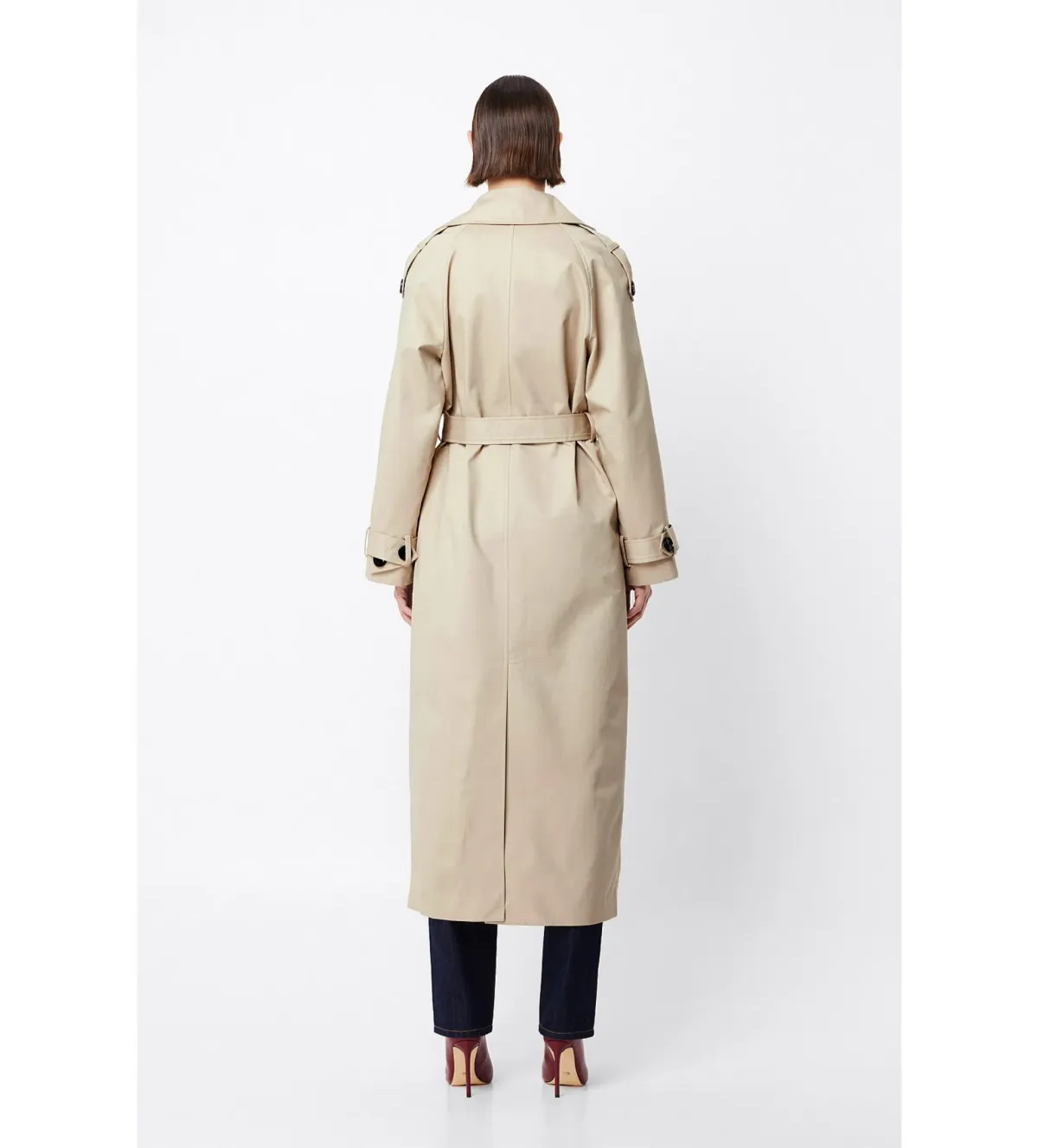 Mossman Franklin Trench Coat in Natural Size AU 8 - Image 4