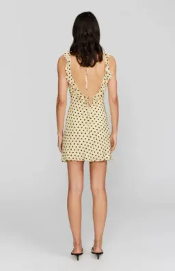 Ownley Candy Mini Dress Butter Spot Size XS/AU 6  for rent on The Volte - image 2