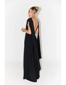 Odd Muse The Ultimate Muse Drape Maxi Dress Black Size 8 for rent on The Volte - image 3
