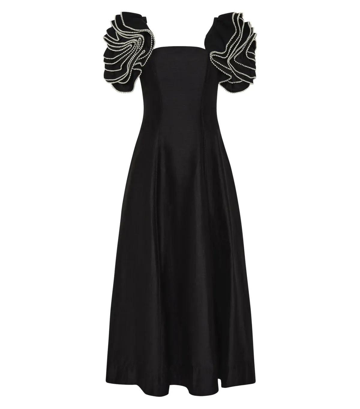 Aje Twyla Midi Dress Black Size AU 12 - Image 4