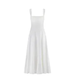 Odd Muse The Ultimate Muse High Waist Square Neck Midi Dress White size XS/ AU 6 for rent on The Volte - image 4