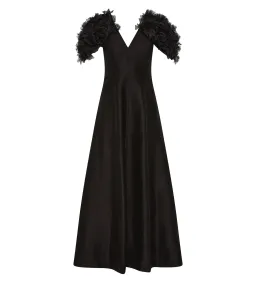 Aje Muse Maxi Dress Black Size 12 for rent on The Volte - image 5