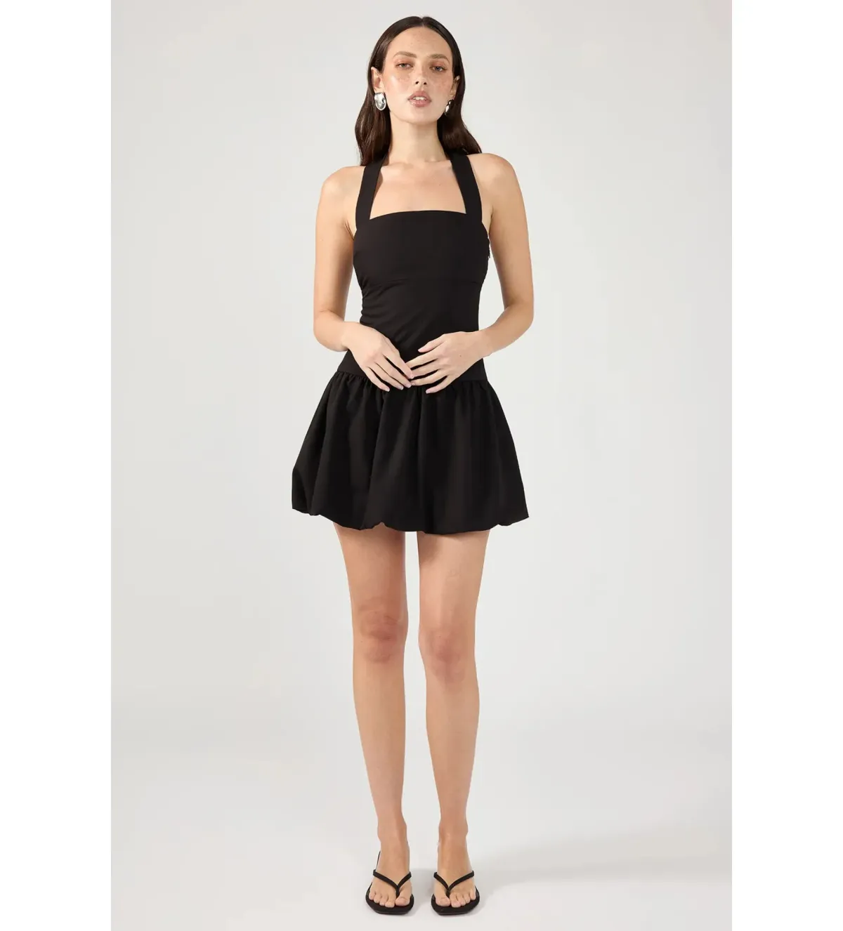 Perfect Stranger In My Bubble Mini Dress Black Size 6 - Image 1