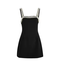 Odd Muse The Ultimate Muse Pearl Trim Mini Dress Black Size S/8 for rent on The Volte - image 5