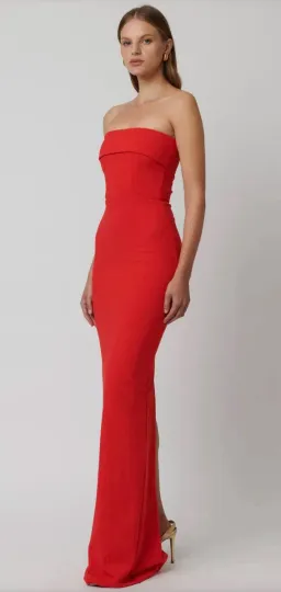 Effie Kats Monroe Gown Cherry Size 10 for rent on The Volte - image 3