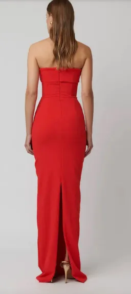 Effie Kats Monroe Gown Cherry Size 10 for rent on The Volte - image 4