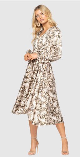 Pilgrim Tony Dress Leopard Print Size 10 for rent on The Volte - image 3