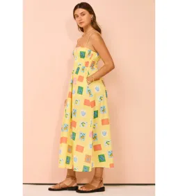 Palm Noosa West Dress in Yellow Emblem Size AU 10 for rent on The Volte - image 2
