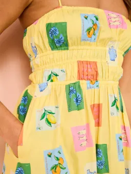 Palm Noosa West Dress in Yellow Emblem Size AU 10 for rent on The Volte - image 4