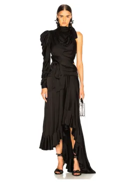 Zimmermann Unbridled Valiant Dress Black Size 6 for rent on The Volte - image 1