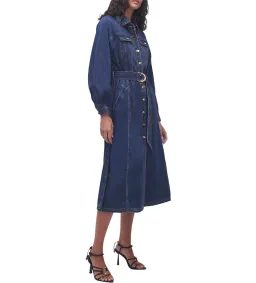 Aje Colorado Denim Midi Dress Size XXS / AU 4 for rent on The Volte - image 2