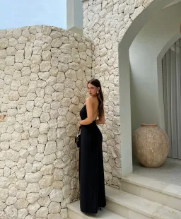 Meshki Zeniyah Maxi Dress Black/White Size S / AU 8 for rent on The Volte - image 3