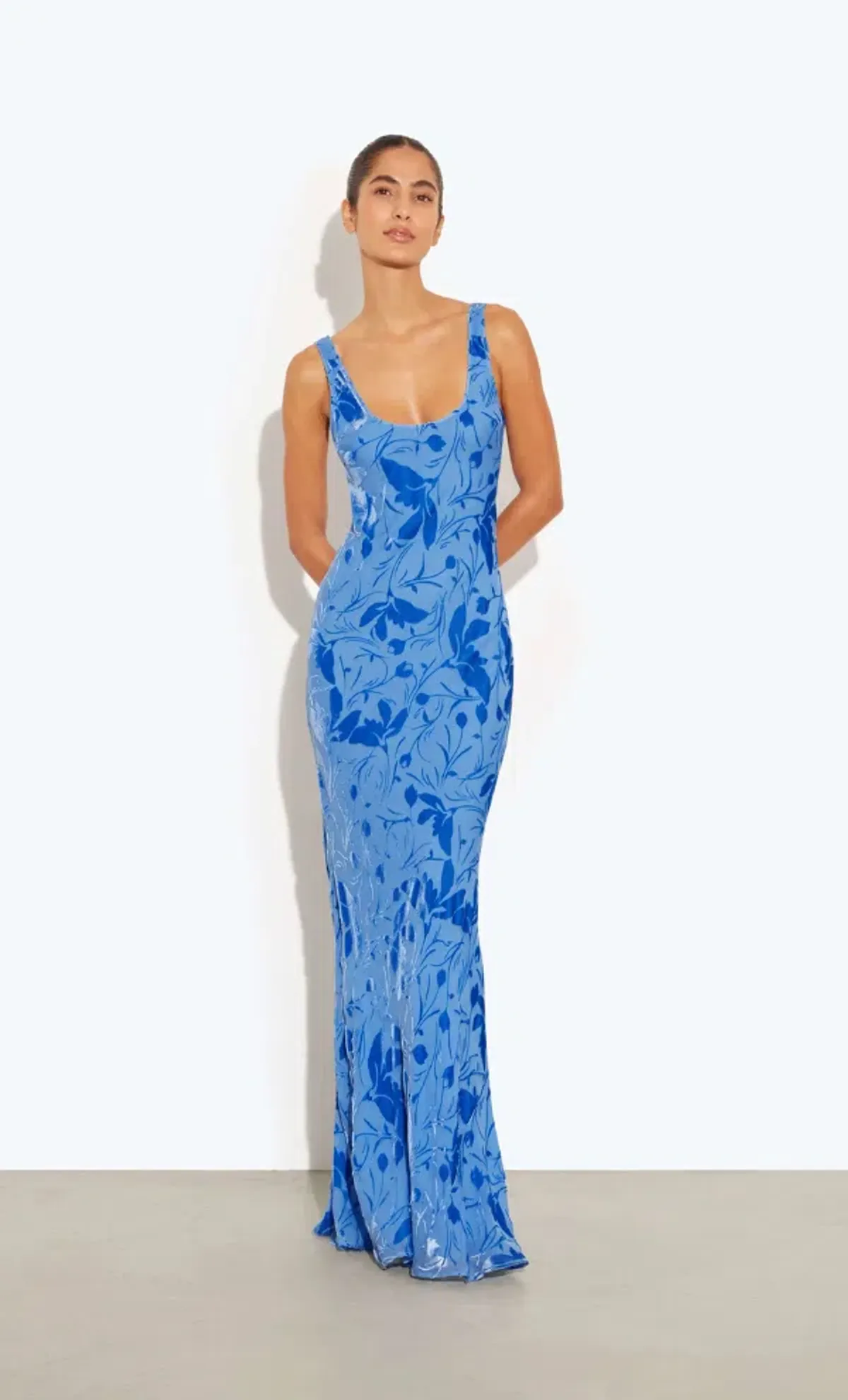 Rat and Boa Inez Maxi Blue Size AU 10 - Image 2