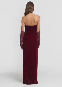 Viktoria & Woods Illustrious Dress in Sangria Size 8  for rent on The Volte - image 4