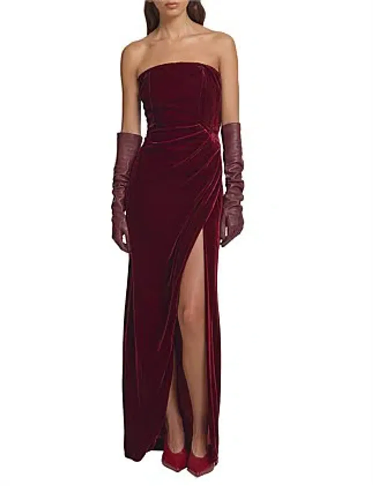 Viktoria & Woods Illustrious Dress in Sangria Size 8  - Image 2