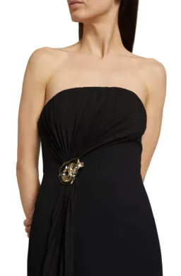 Acler Whitnell Bandeau Midi Black Dress Size AU 14 for rent on The Volte - image 4