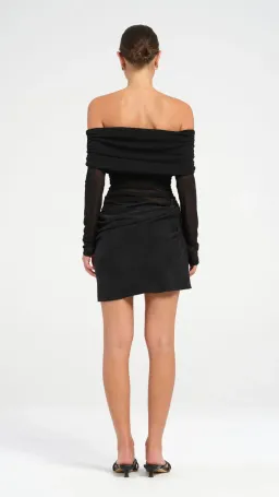 Benni Luca Mini Dress in Black Size 12 for rent on The Volte - image 2