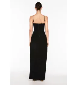 Manning Cartell Double Time Pleat Maxi Dress Black Size 10 for rent on The Volte - image 4