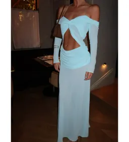 Natalie Rolt Emily Gown in Baby Blue Size 0 / AU 6 for rent on The Volte - image 3