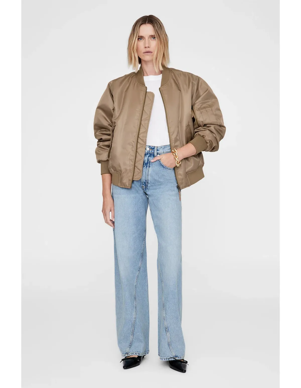 Anine Bing Leon Bomber Jacket Size XS / AU 6 - Image 1