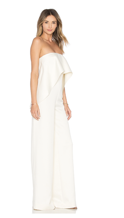 Solace London Strapless Jumpsuit Size 6 for rent on The Volte - image 3
