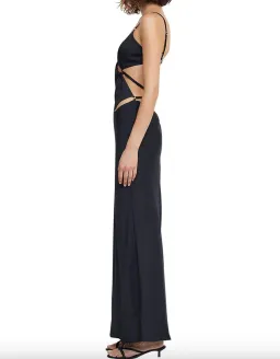 Bec & Bridge Diamond Days Strap Maxi Dress Black Size 10 for rent on The Volte - image 2