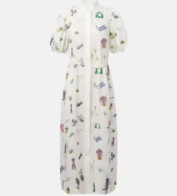 Alemais Play Embroidered Shirtdress in White Size 10 for rent on The Volte - image 7