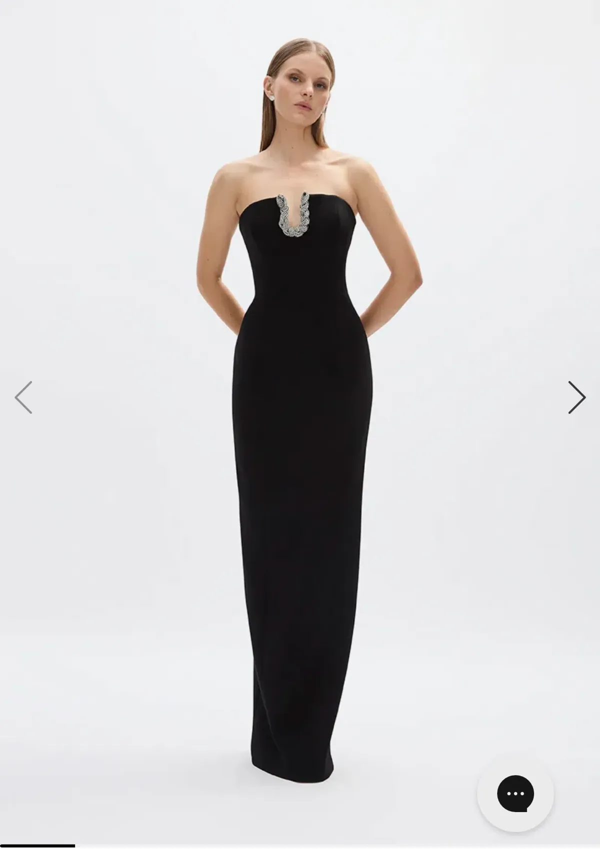 Rachel Gilbert Atticus Gown in Black Size 8 - Image 1