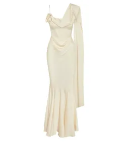 Leau Celine Maxi Dress Ivory Size XS/AU 6 for rent on The Volte - image 4