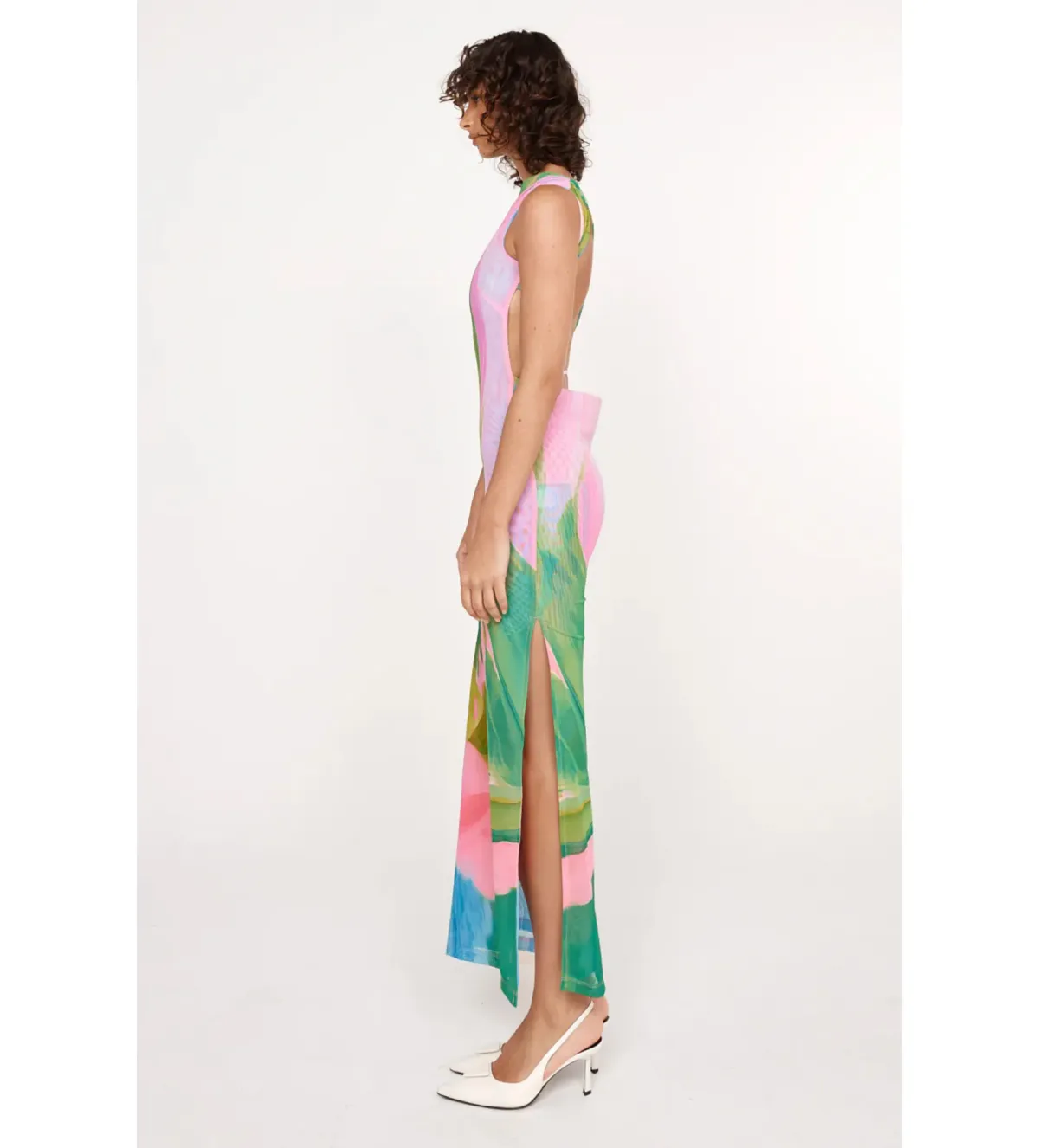 She Is Olla Luella Midi Dress in Gaia Size M / AU 10  - Image 3
