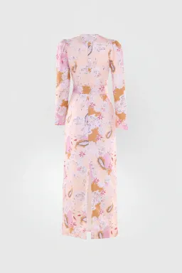 Justin Tong Hazel Maxi Dress Multi Size 14 for rent on The Volte - image 7