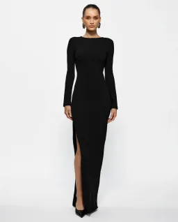 Effie Kats Indie Gown in Black Size 12 for rent on The Volte - image 2