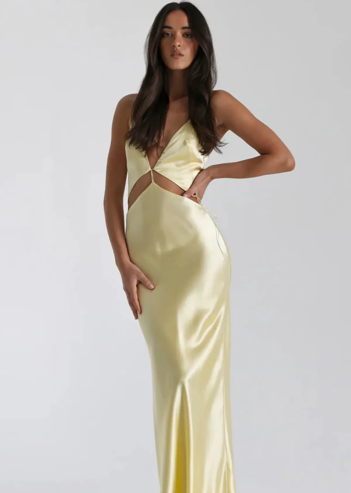 Natalie Rolt Iris Maxi Dress Yellow Size 6 - Image 1