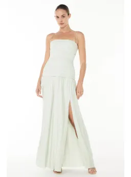 Manning Cartell Royal Debut Maxi Dress Sage Size 8 for rent on The Volte - image 1