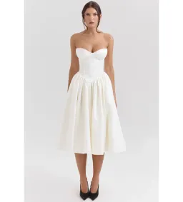 House of CB Coco dress in white  size XS/ AU 6 for rent on The Volte - image 1