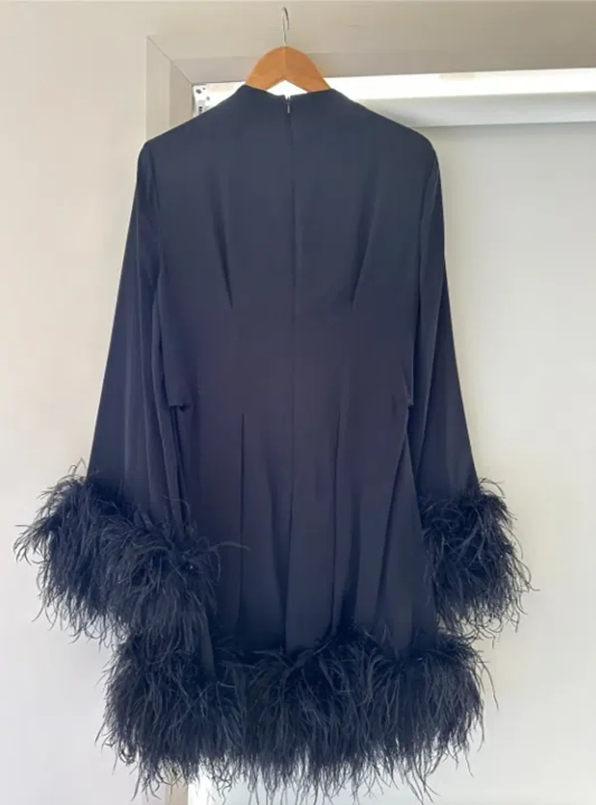 Rachel Gilbert Pietro Mini Dress Black Size 8 - Image 3