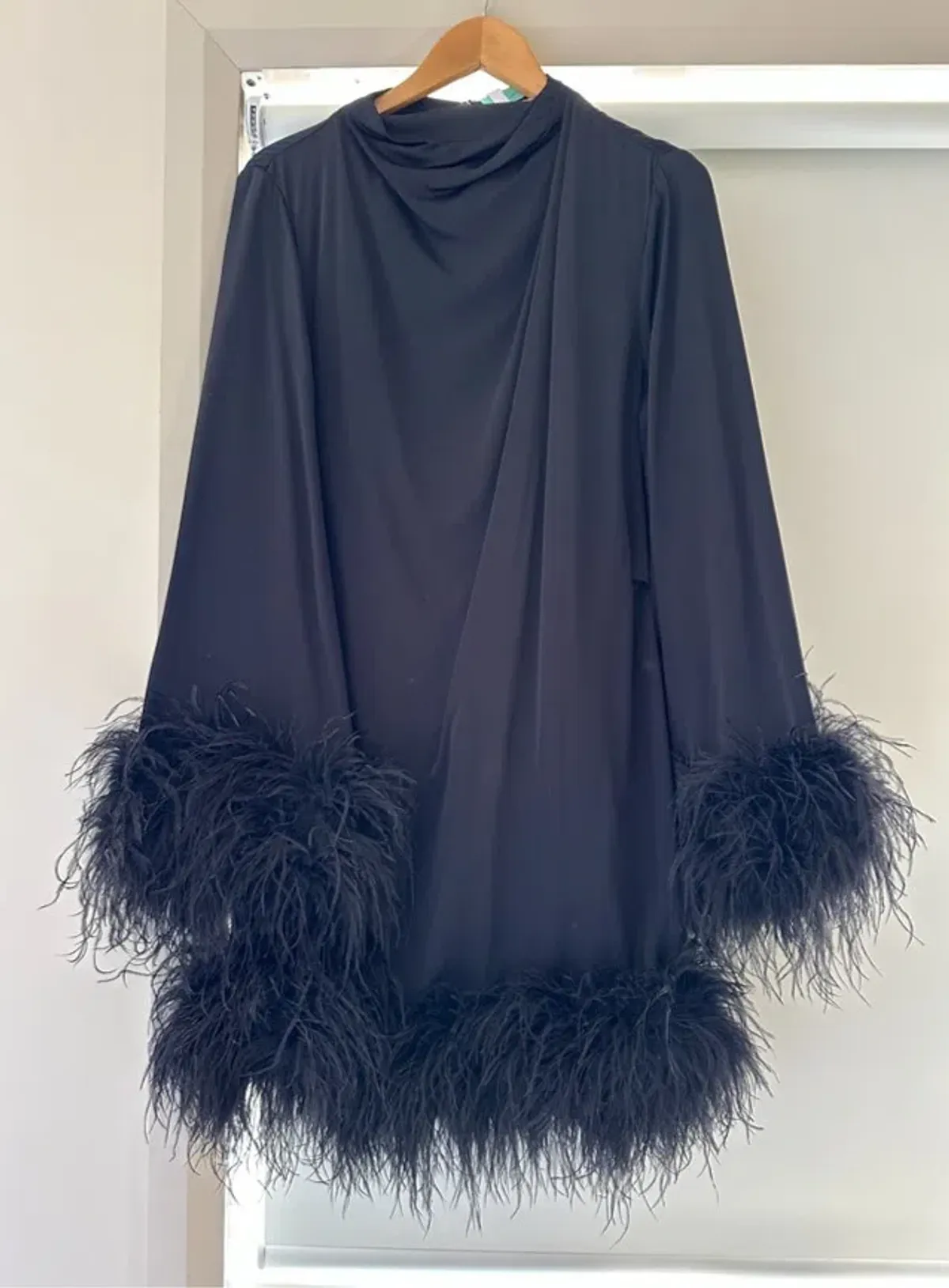 Rachel Gilbert Pietro Mini Dress Black Size 8 - Image 2
