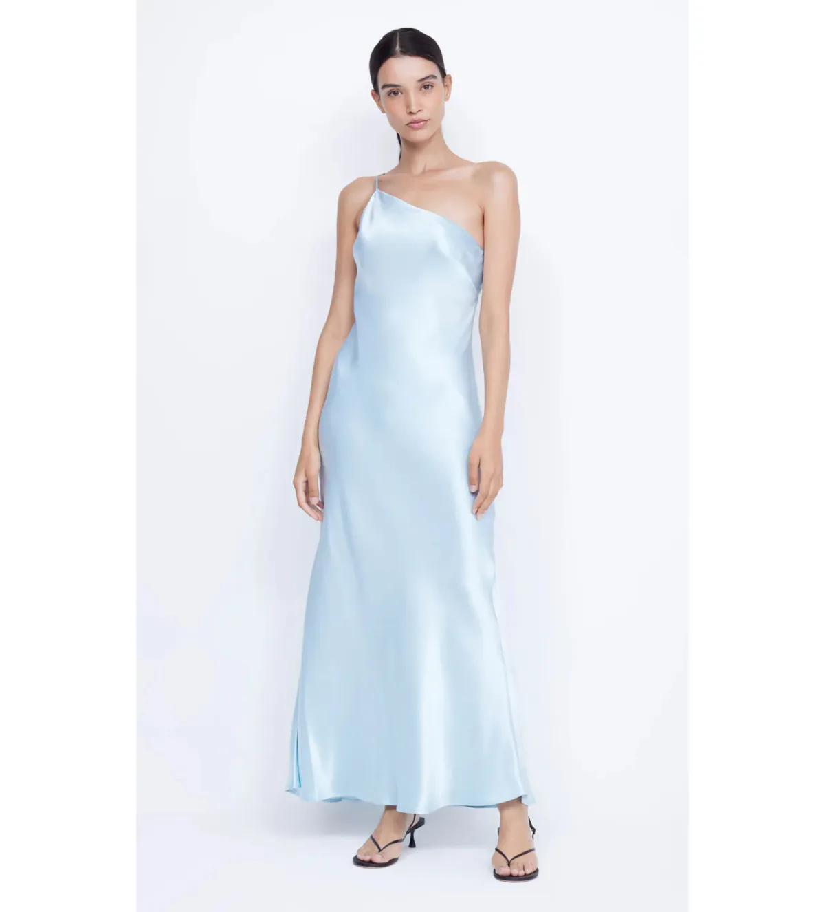 Bec & Bridge Margaux Asym Dress in Dolphin Blue Size 12 - Image 1