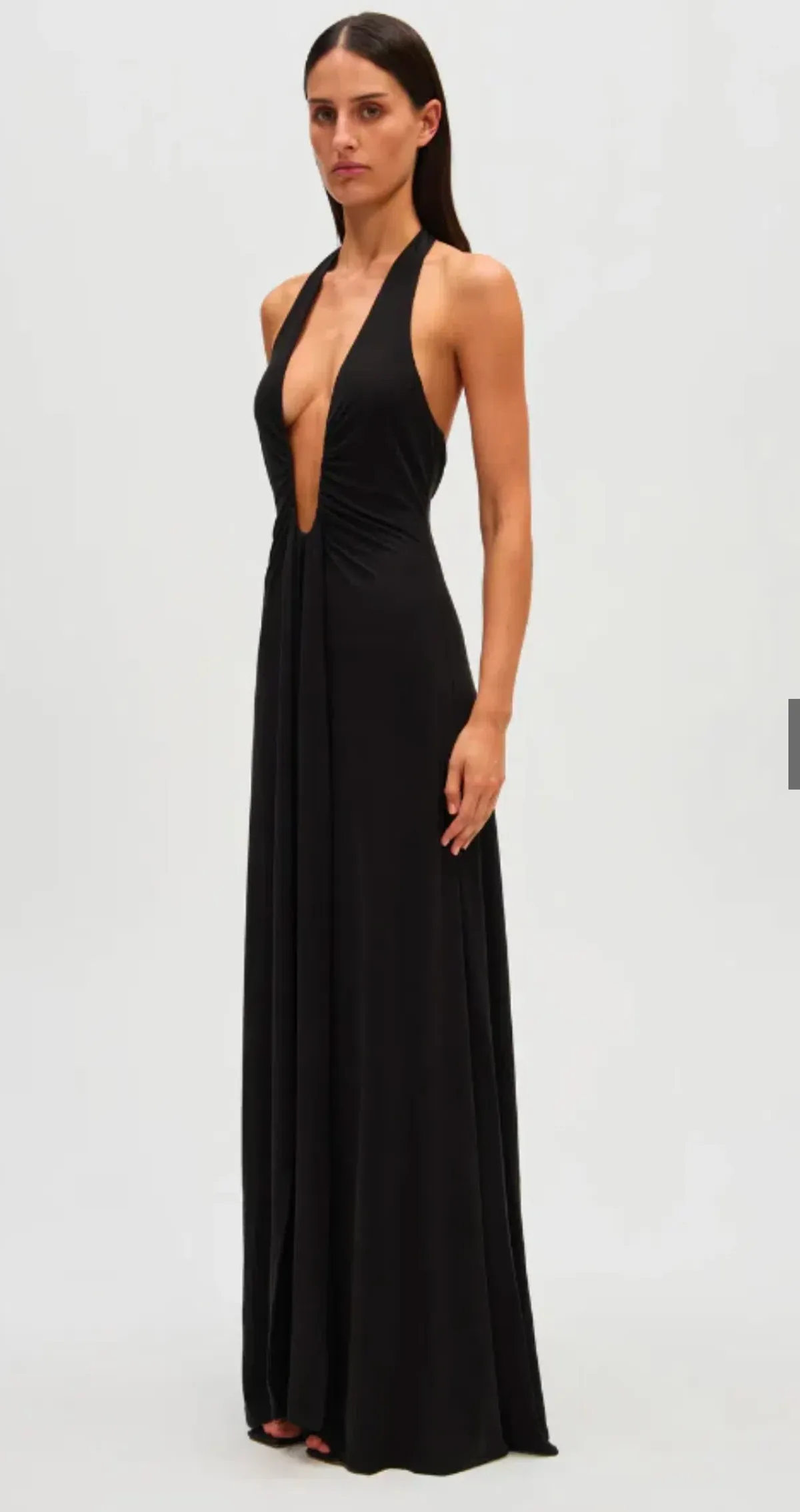 Misha Jennifer Cupro Maxi Dress Black  Size 8 - Image 2