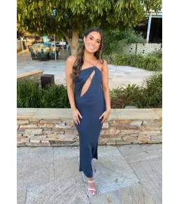 Natalie Rolt Nadine Dress in Midnight Size 0 / AU 6 for rent on The Volte - image 1