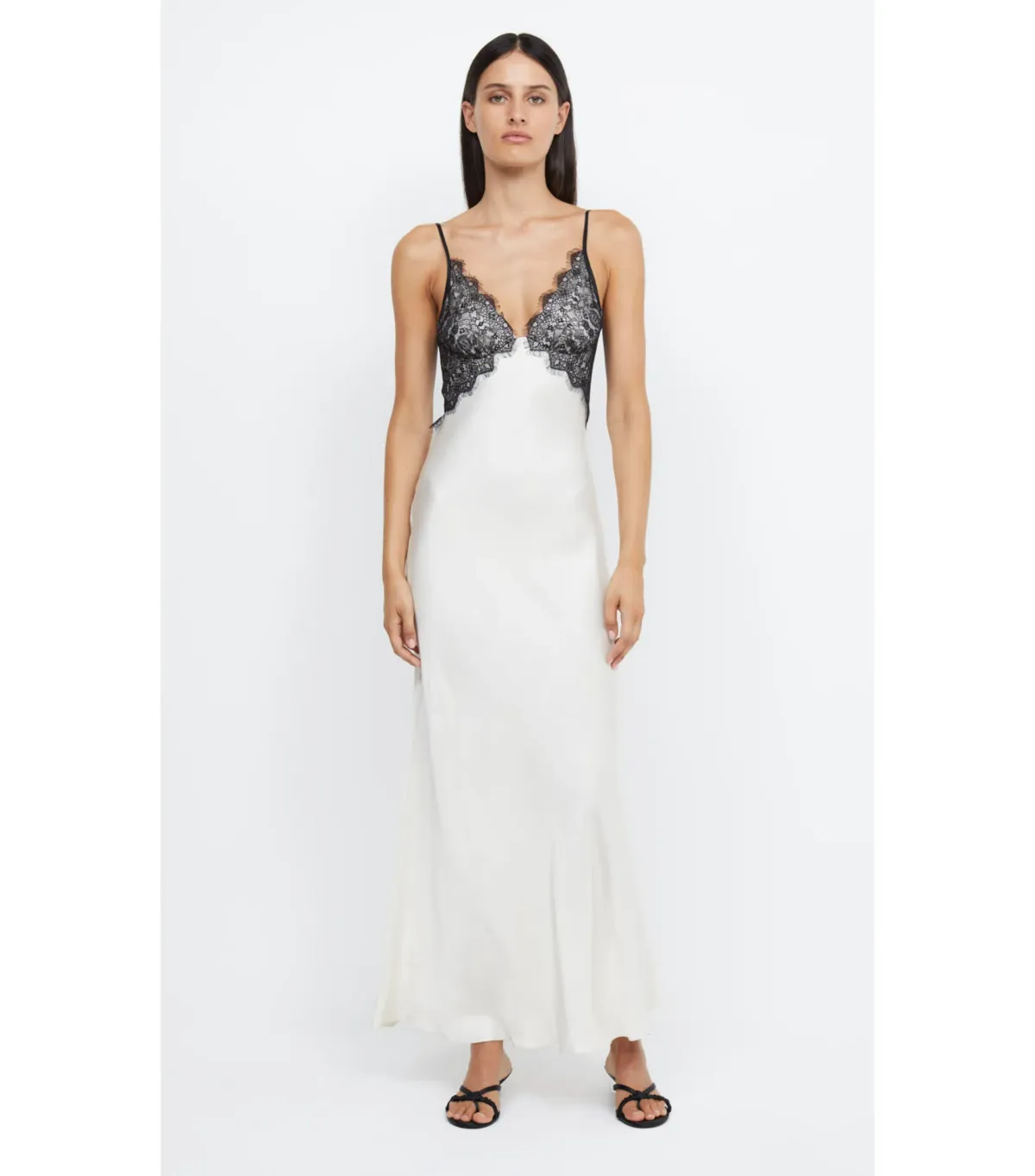 Bec & Bridge Lace Emery Dress Ivory/Black Size AU 6 - Image 1