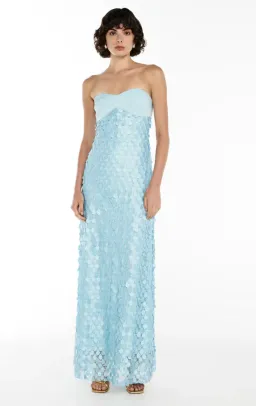 Manning Cartell Supreme Extreme Balconette Midi Dress Aqua Spritz Blue Size 8 for rent on The Volte - image 7